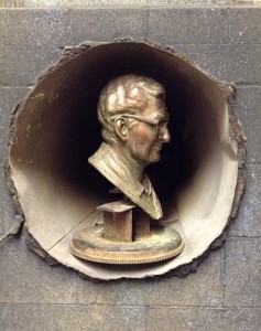 Bronze commission head