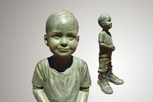 Mason - Custom Bronze Portrait Custom Sculpture by Stephanie Hunter Featured Photo