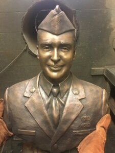 Staff Sergeant Francisco J. Vasquez III statue in bronze